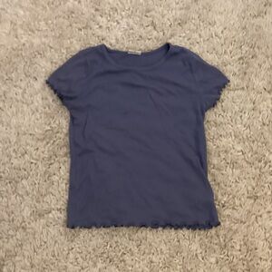 GAP Kids Blue Ribbed Tee